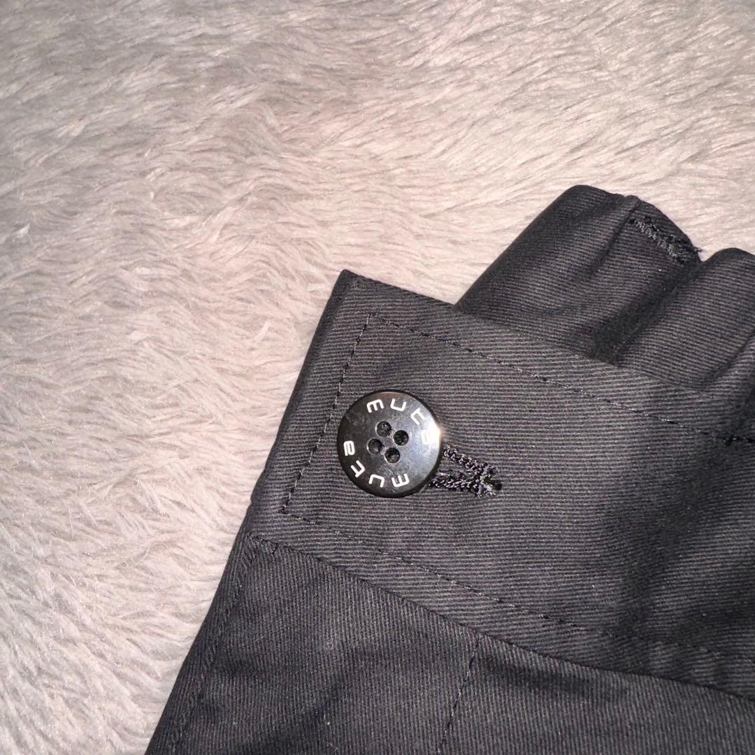 muta★ ピンタック スラックス★L★黒