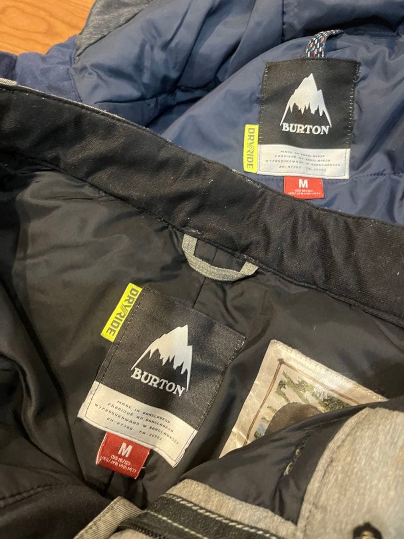 バートン　美品　ジュニアM ボードウェア上下　140 150 burton