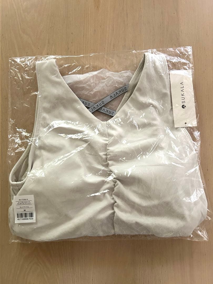 現在サイト完売⭐︎未使用品【SUKALA】アメリカンスリーブギャザータンクトップ