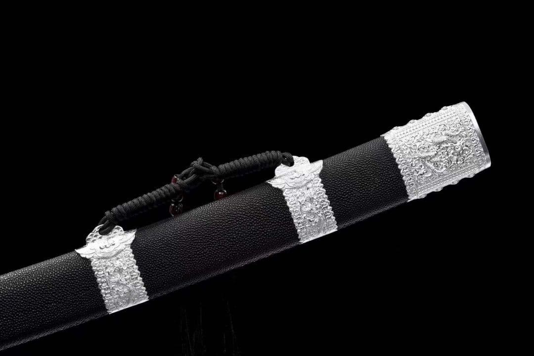 （延長版）-銀龍康熙戦刀 古兵器 武具　刀装具　日本刀　模造刀 居合刀 長尺