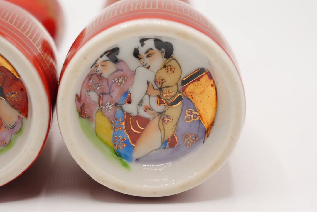 九谷焼　酒器　春画　徳利　お猪口　ぐい呑み　酒器セット