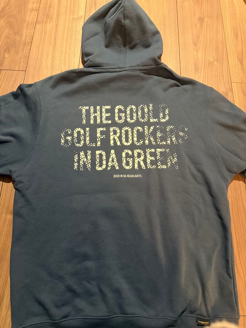 goold golf rockers スネークフーディーセットアップ　ネイビー