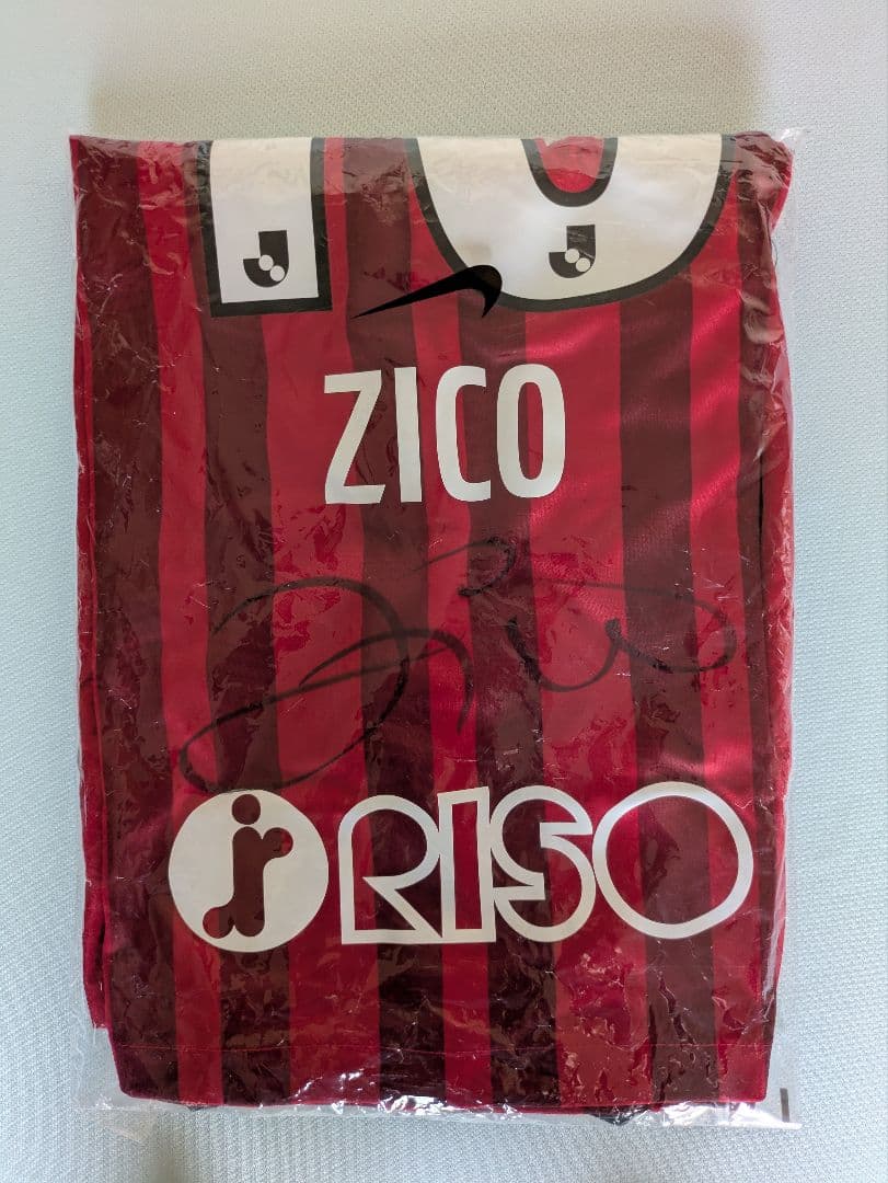 鹿島アントラーズジーコさんサイン入りユニホーム