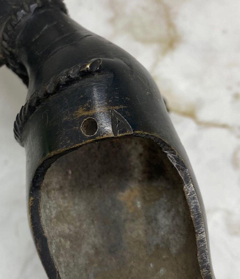 銅製　香炉　牛型　24や407