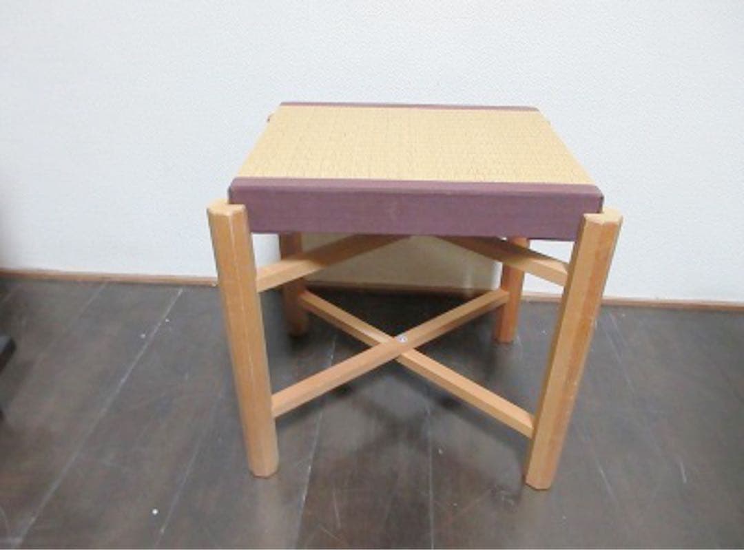 ほぼ未使用 茶道具 御園棚セット 立礼棚 丸炉（野々田電熱器付） 椅子1脚紙箱