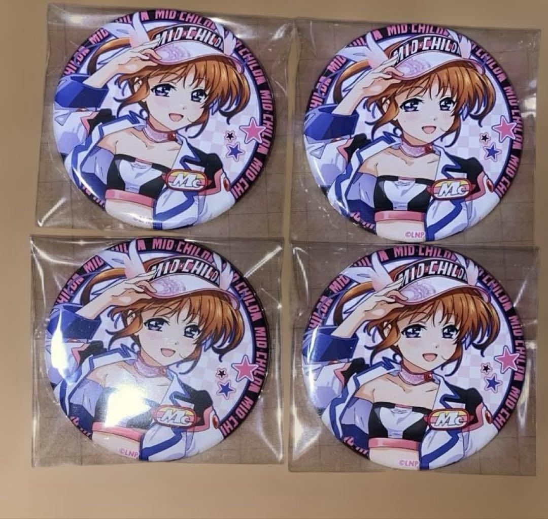 魔法少女リリカルなのは　缶バッジ　なのは　スピードくじ　マルイ