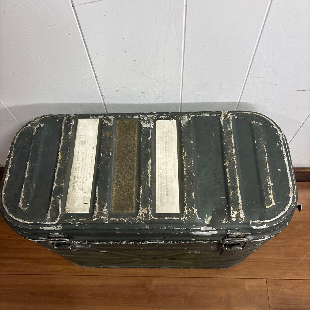 80s 米軍　実物　フードコンテナ ODグリーン 送料無料　①