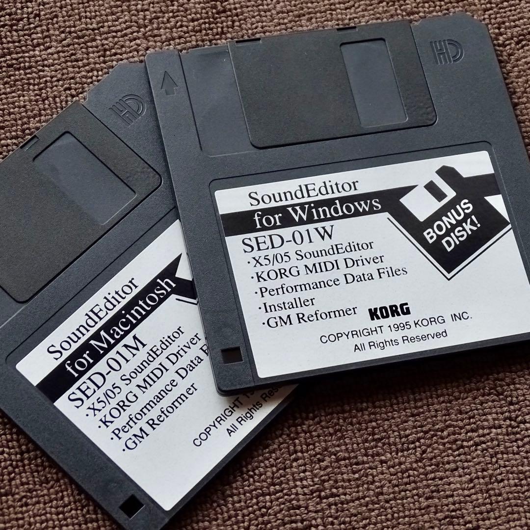 【ほぼ美品】KORG コルグ X5D ソフトケース ボーナスディスク付属