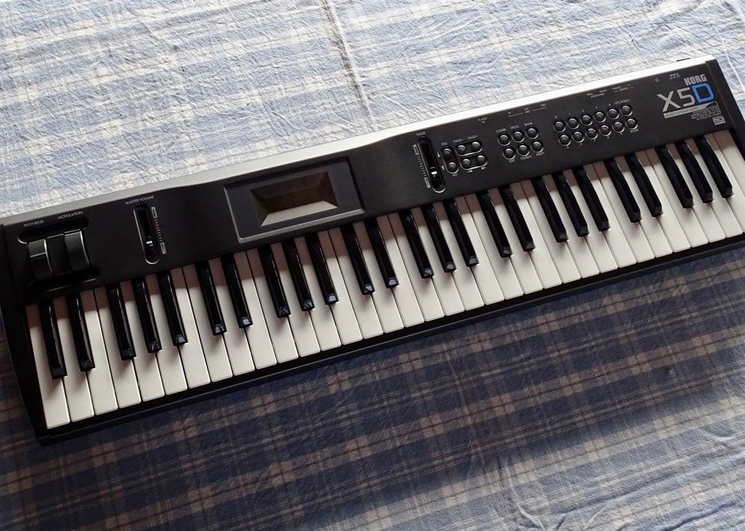 【ほぼ美品】KORG コルグ X5D ソフトケース ボーナスディスク付属