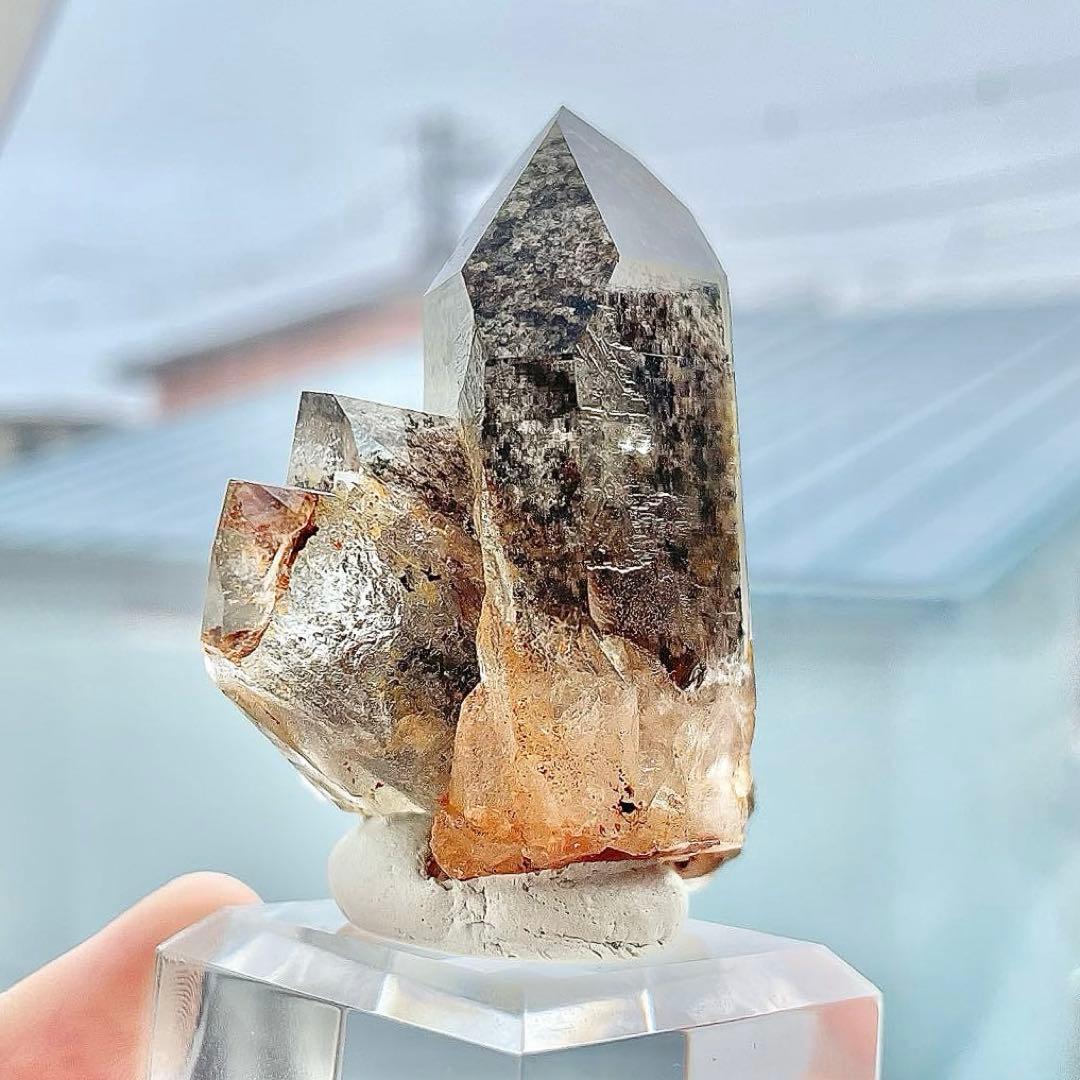 ブラジル産　ガーデンクォーツ (水晶) 鉱物標本