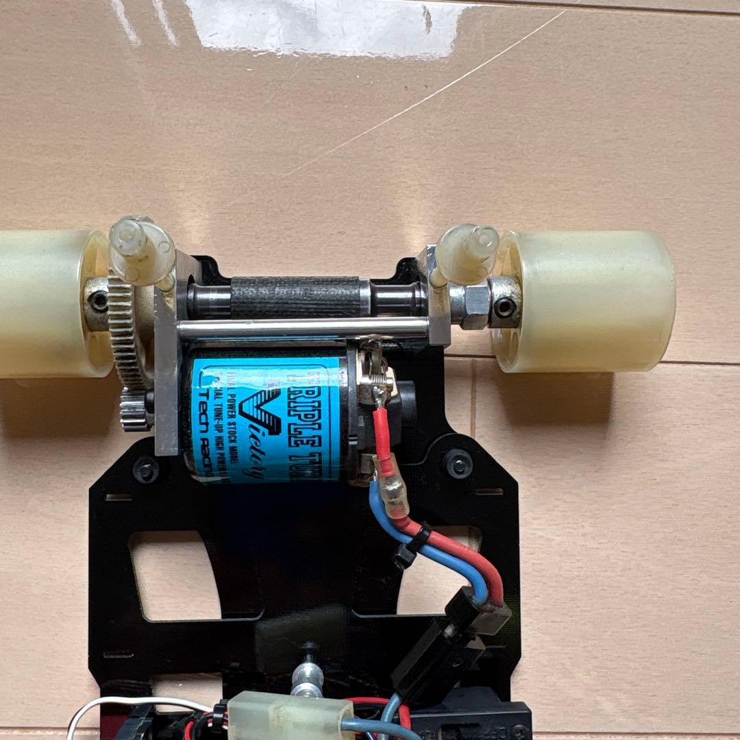 ayk ラジコン　ＥＸＬ480 ビンテージ　イエローホイール後輪付き　レトロ