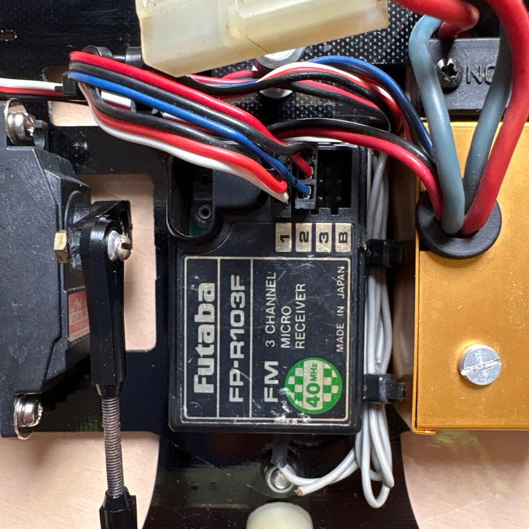 ayk ラジコン　ＥＸＬ480 ビンテージ　イエローホイール後輪付き　レトロ