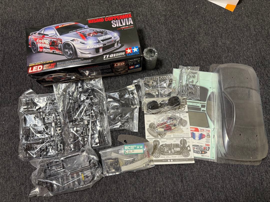 タミヤ TT-01 ニスモCOPPERMIXシルビア