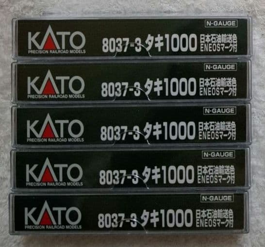KATO　8037-3　タキ1000　日本石油輸送色　ENEOSマーク付　5両