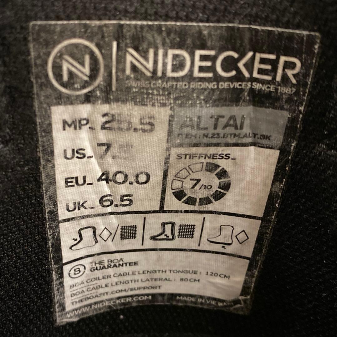 【即日発送】NIDECKER ナイデッカー ALTAI アルタイ25.5cm