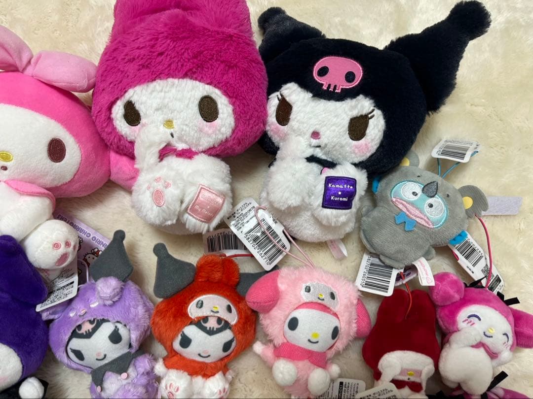 サンリオぬいぐるみ　まとめ売り　マイメロ　クロミ　メロクロ
