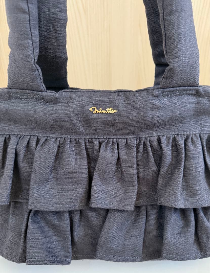 Mimtto ミムットRuffled Linen Bag キャリーバッグ 犬