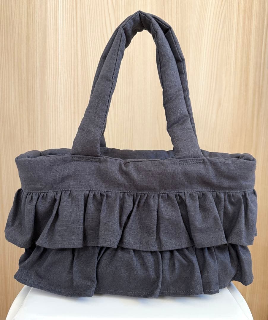 Mimtto ミムットRuffled Linen Bag キャリーバッグ 犬