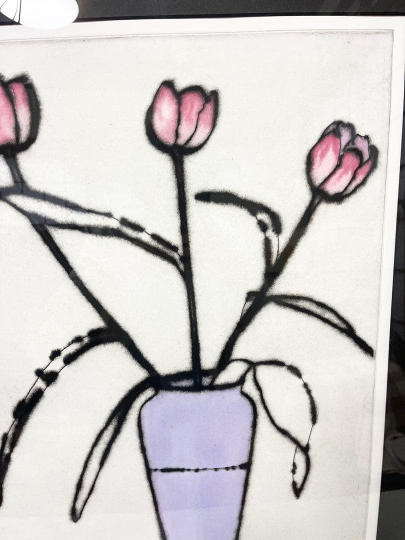 リチャード スペア Richard Spare 作品名　チューリップ　真作保証