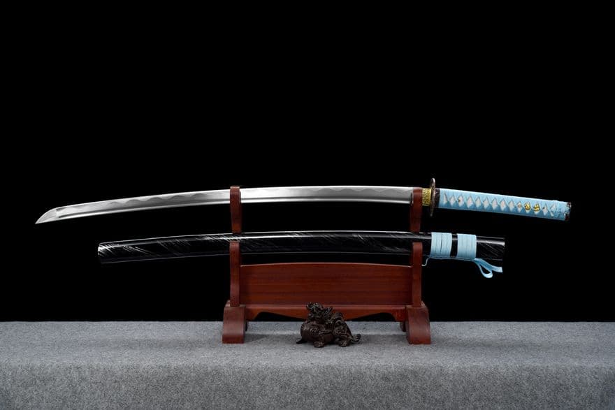 武具　刀装具　日本刀　模造刀   居合刀  ブルードラゴンサムライナイフ