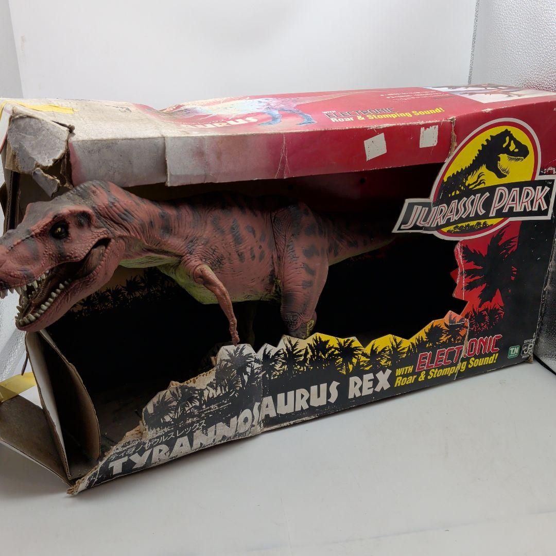 【箱付き】ジュラシックパーク アクションフィギュア ティラノサウルスレックス