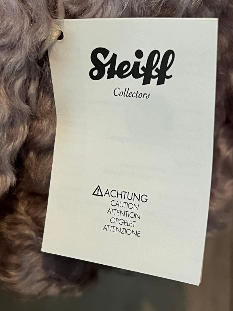 新品未使用　Steiff シュタイフ　お洒落ベア