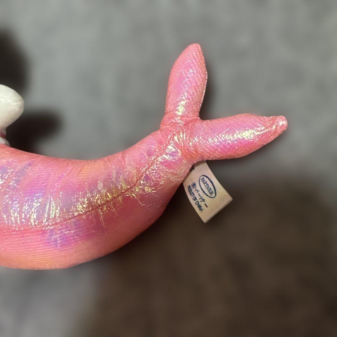 タグ付き希少品♡マーメイド　オーロラキティ♡1999♡ピンク人魚ぬいぐるみ