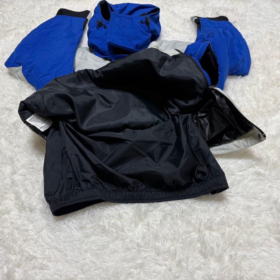 PHENIX スキーウェア上下セット M/L 青灰【E-70】