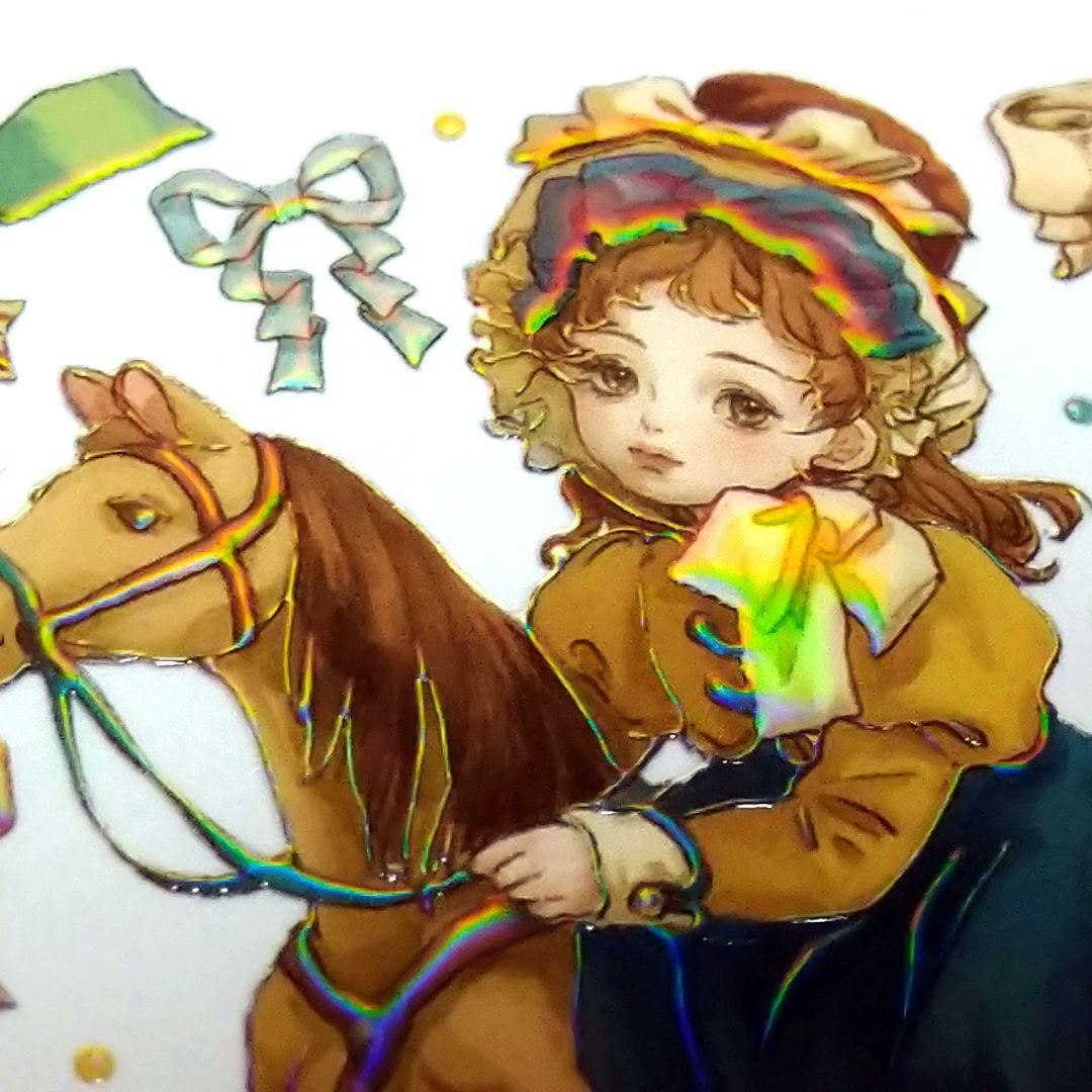 のこり２✩SALE✩J198＃朵拉的玩偶屋(炫彩)切り売り海外人物マステ女の子