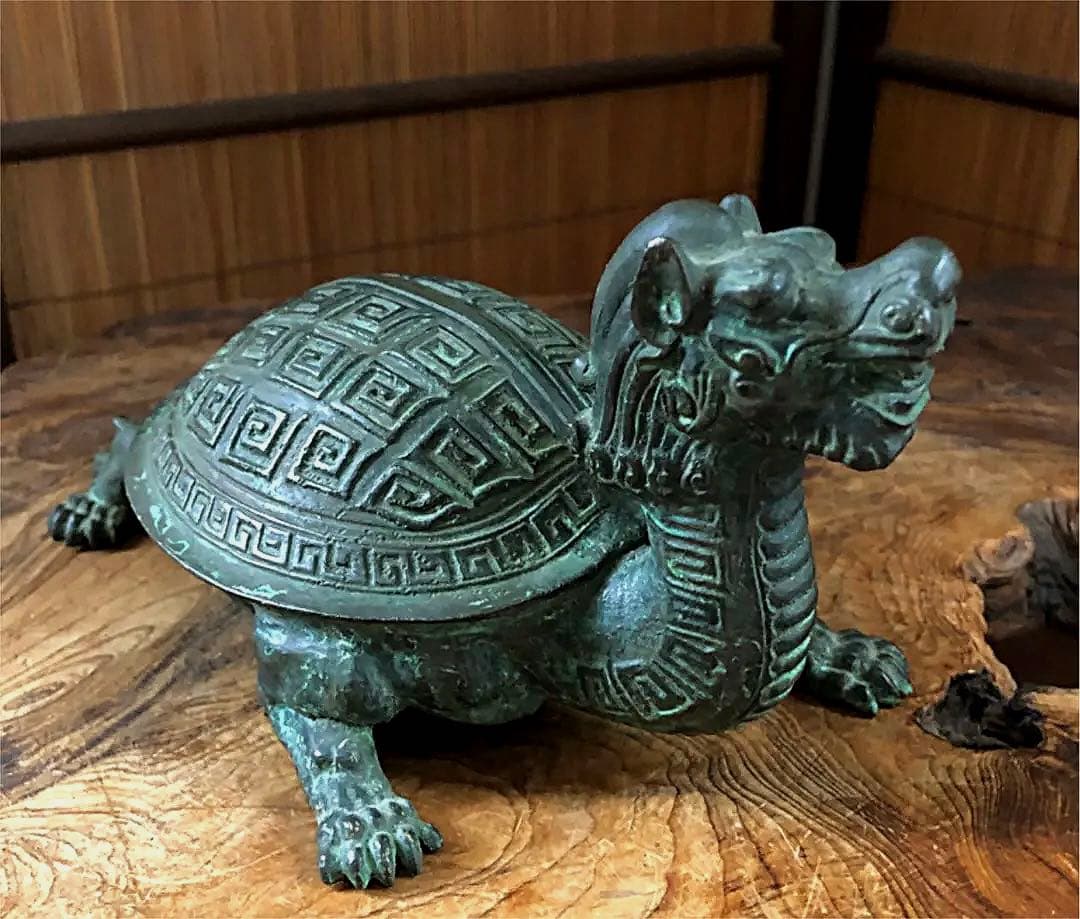 中国美術 古青銅 神獣 四獣 玄武