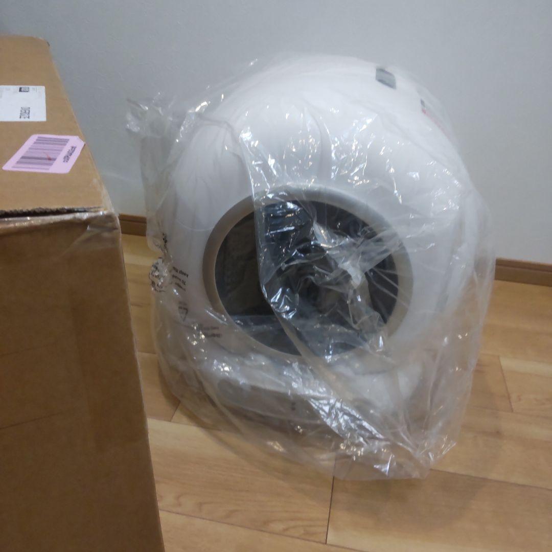 最終値下げ、新品未使用　小型自動クリーニング猫用トイレ 丸型 ホワイト