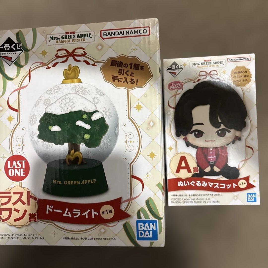 Mrs. GREEN APPLE ドームライト & ぬいぐるみマスコットA