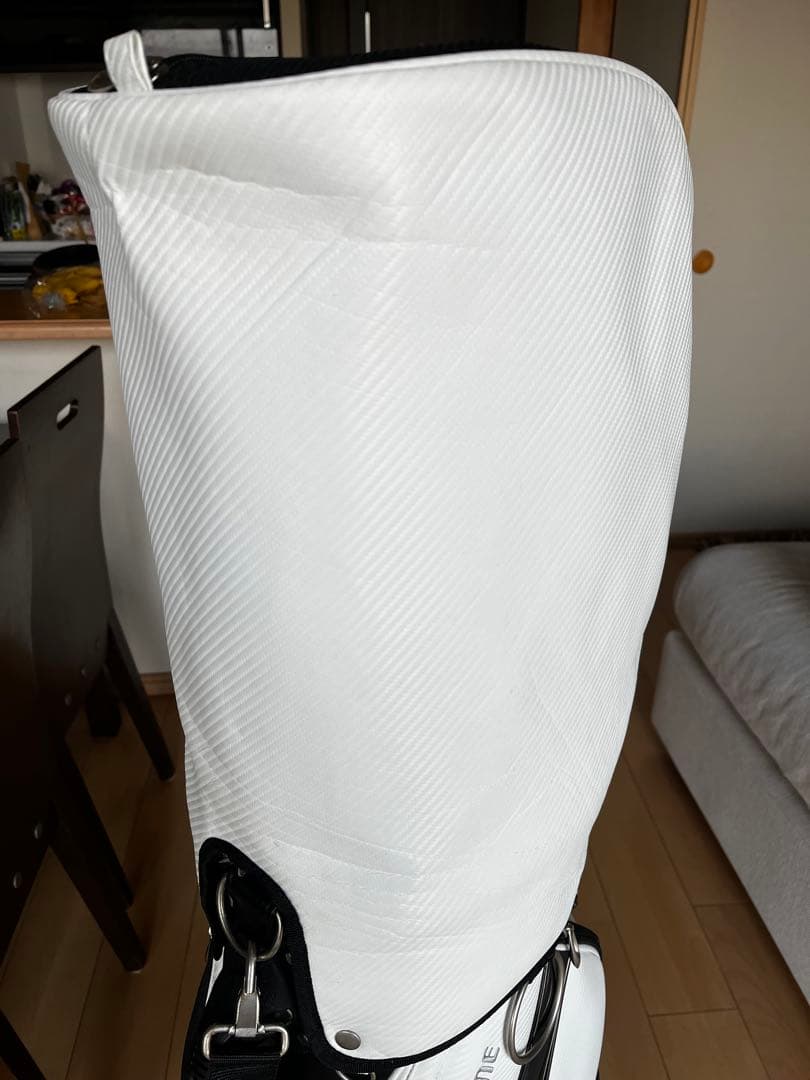 美品ブリヂストン ゴルフ カートバック　キャディバッグ ホワイト　ツアーBメンズ