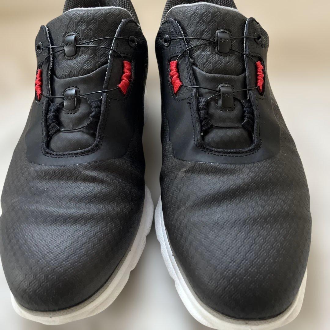 美品フットジョイfootjoyスパイクレスゴルフシューズ BOA 26.5cm黒