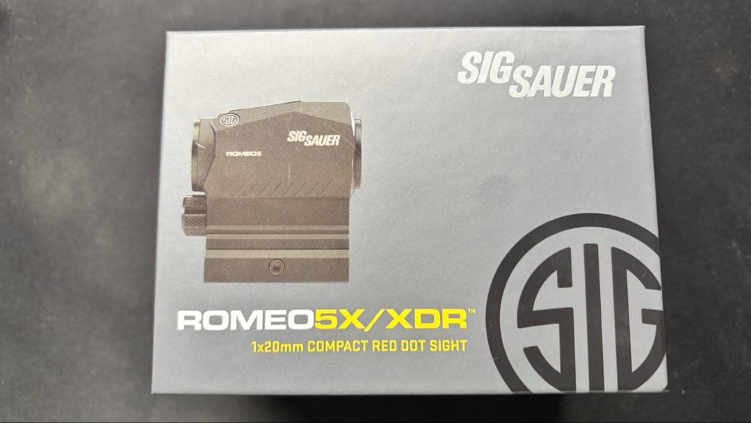 【実物】【値下げしました】SIG SAUER ROMEO5X SOR52101