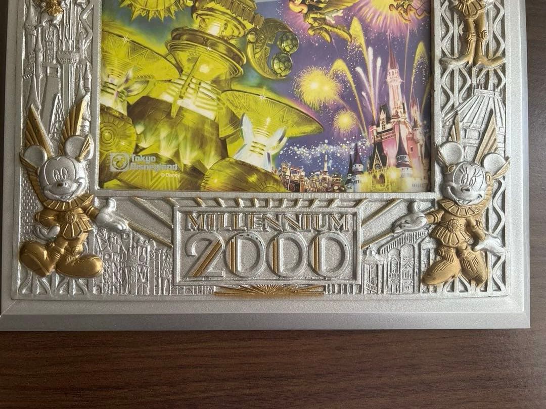 東京ディズニーランド　ミレニアム記念パスポート 額縁入　未使用　JCB