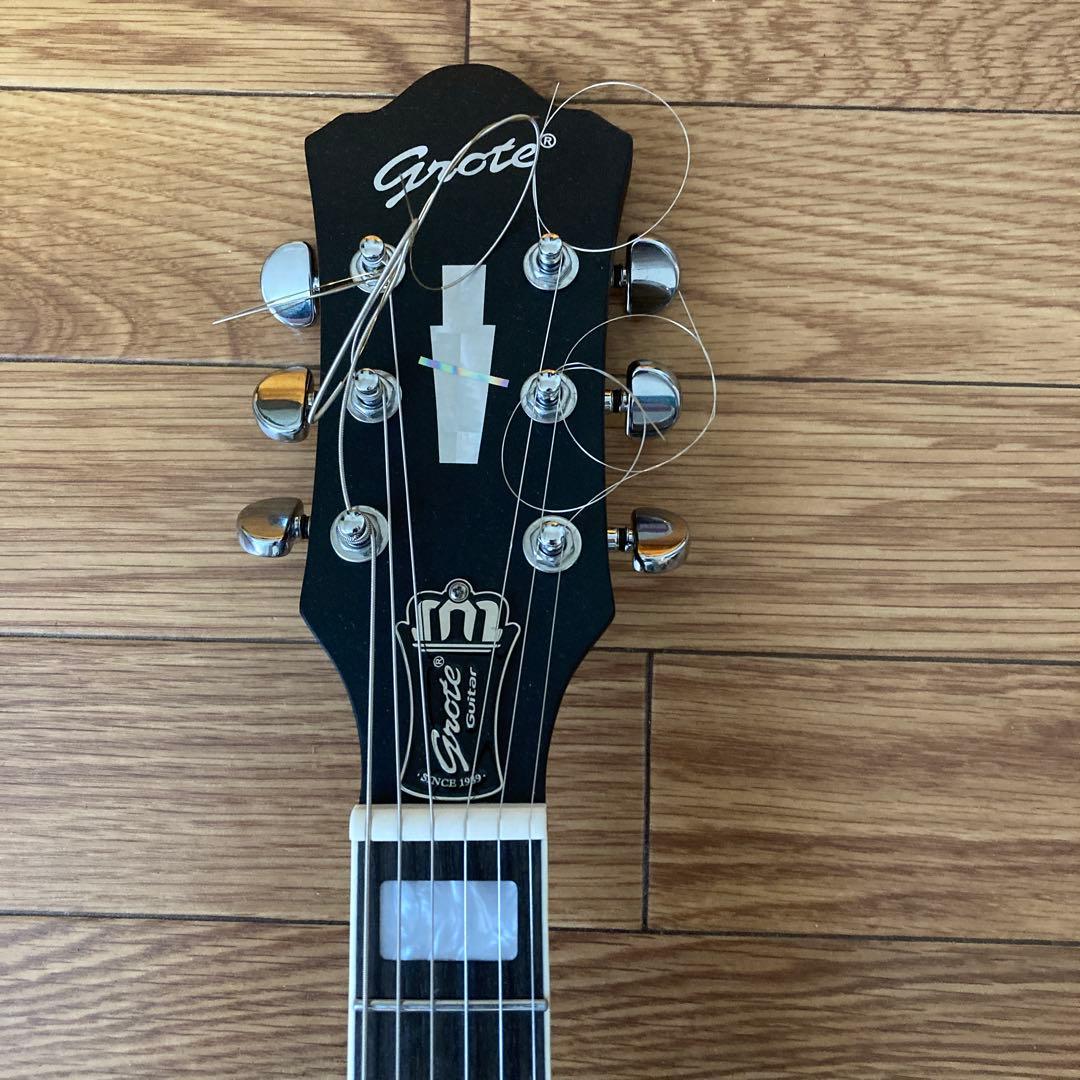 Grote エレキギター セミホロウボディ ブラウン