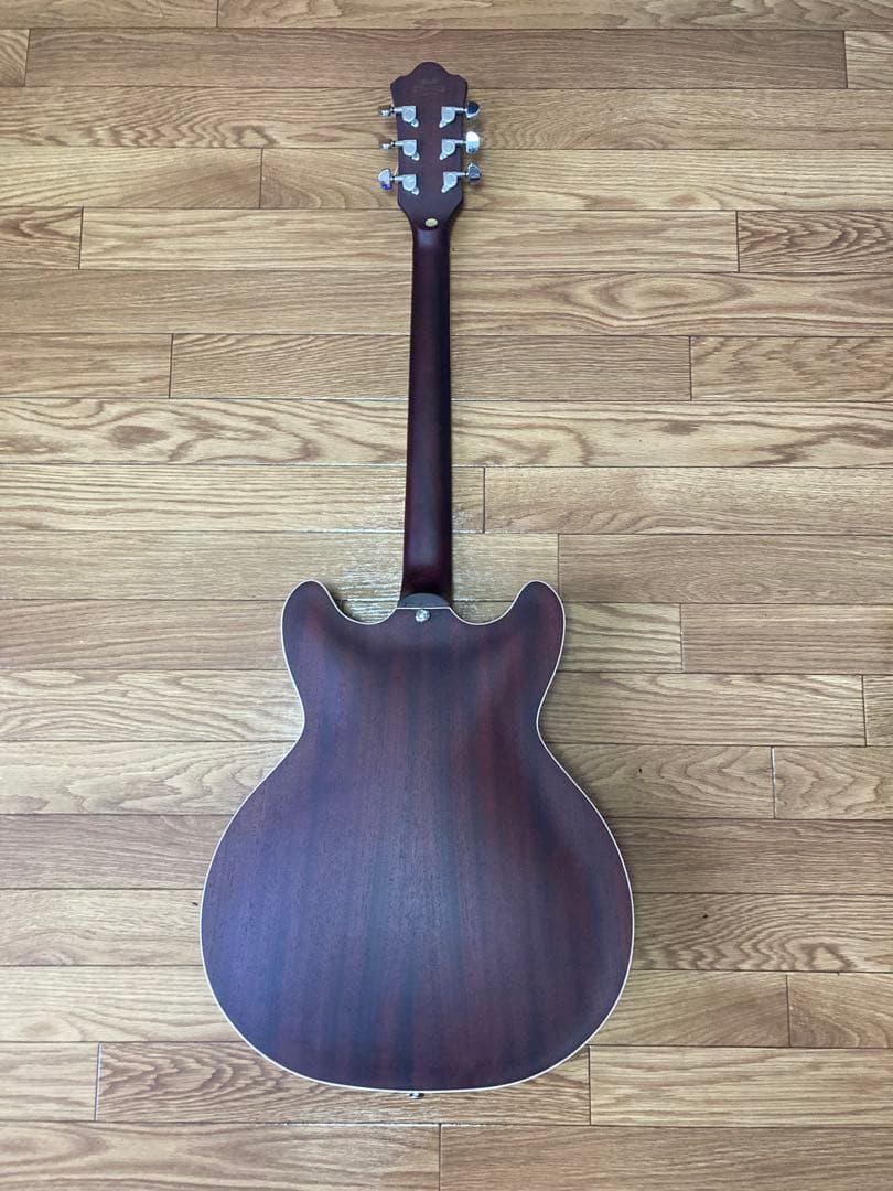 Grote エレキギター セミホロウボディ ブラウン