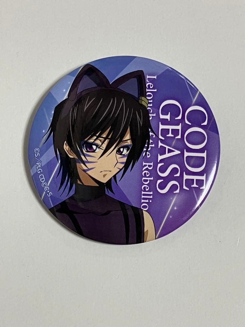 コードギアス ルルーシュ まねきねこ 缶バッジ 猫