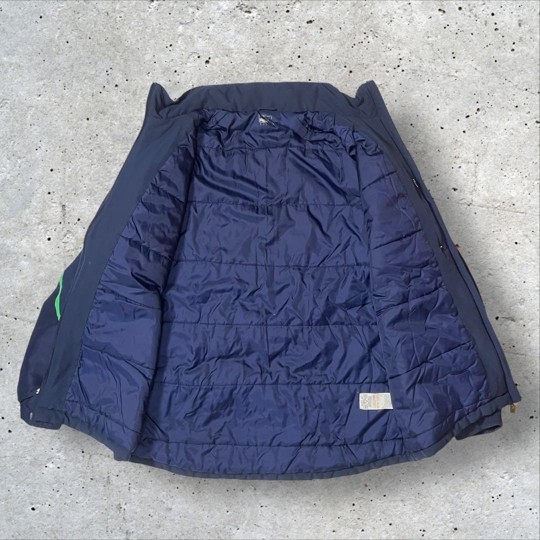 PUMA イタリア代表 06W杯後黄金期中綿フードIN刺繍ロゴジャケット XL紺