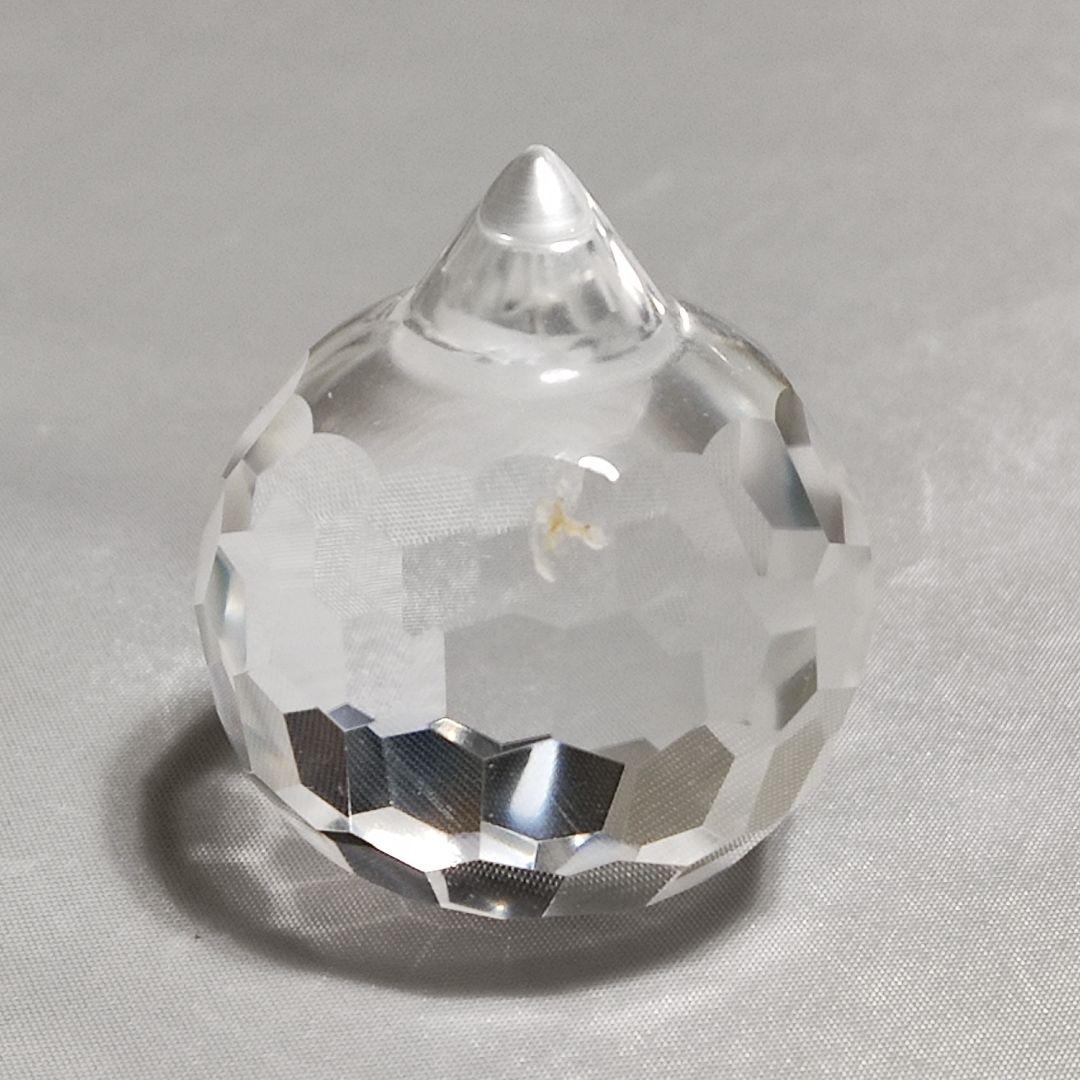 パワーストーン　天然石　多面カットクリスタル　宝珠　直径3cm　No.276