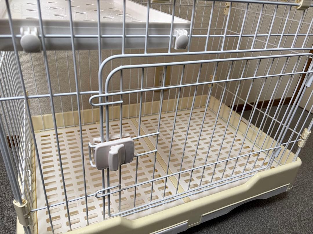 【ヒーター付き】purlove キャットケージ　ハンモック付き　ホワイト