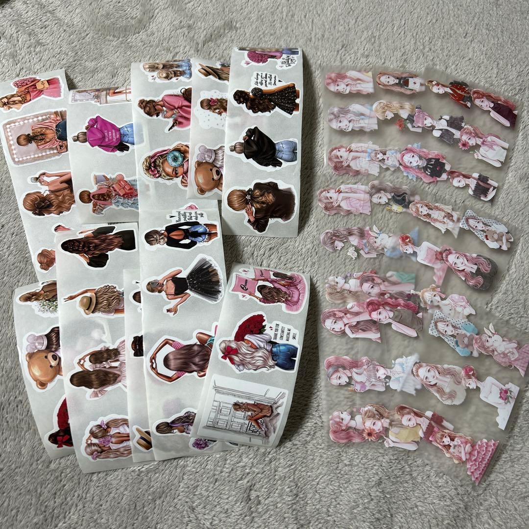 【処分価格】コラージュ素材 海外マステ デザインペーパー まとめ売り