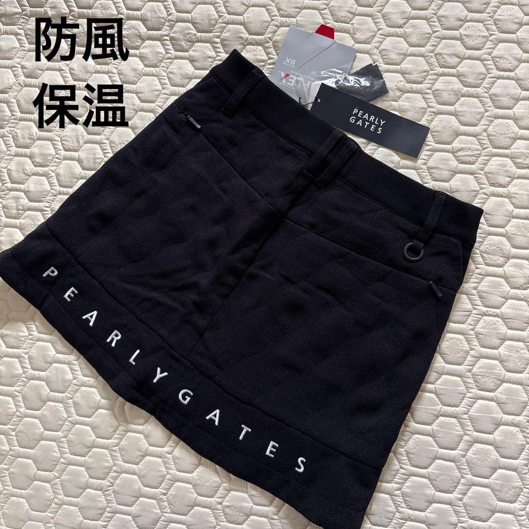 新品定価30800円　パーリーゲイツ　レディース　高機能　秋冬防風保温スカート