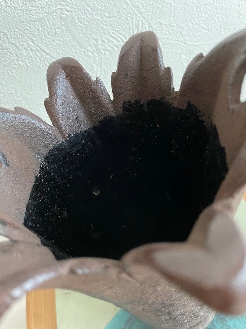 大洞銅器店 未使用 吊るし花器 猿の囲炉裏自在鉤 吊り下げ花瓶 囲炉裏 吊り手猿