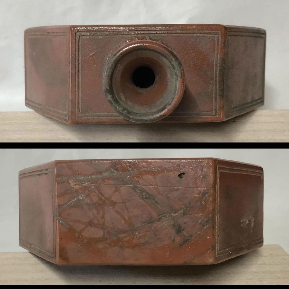 e990 備前焼 六角徳利 酒器 徳利 古美術 骨董品