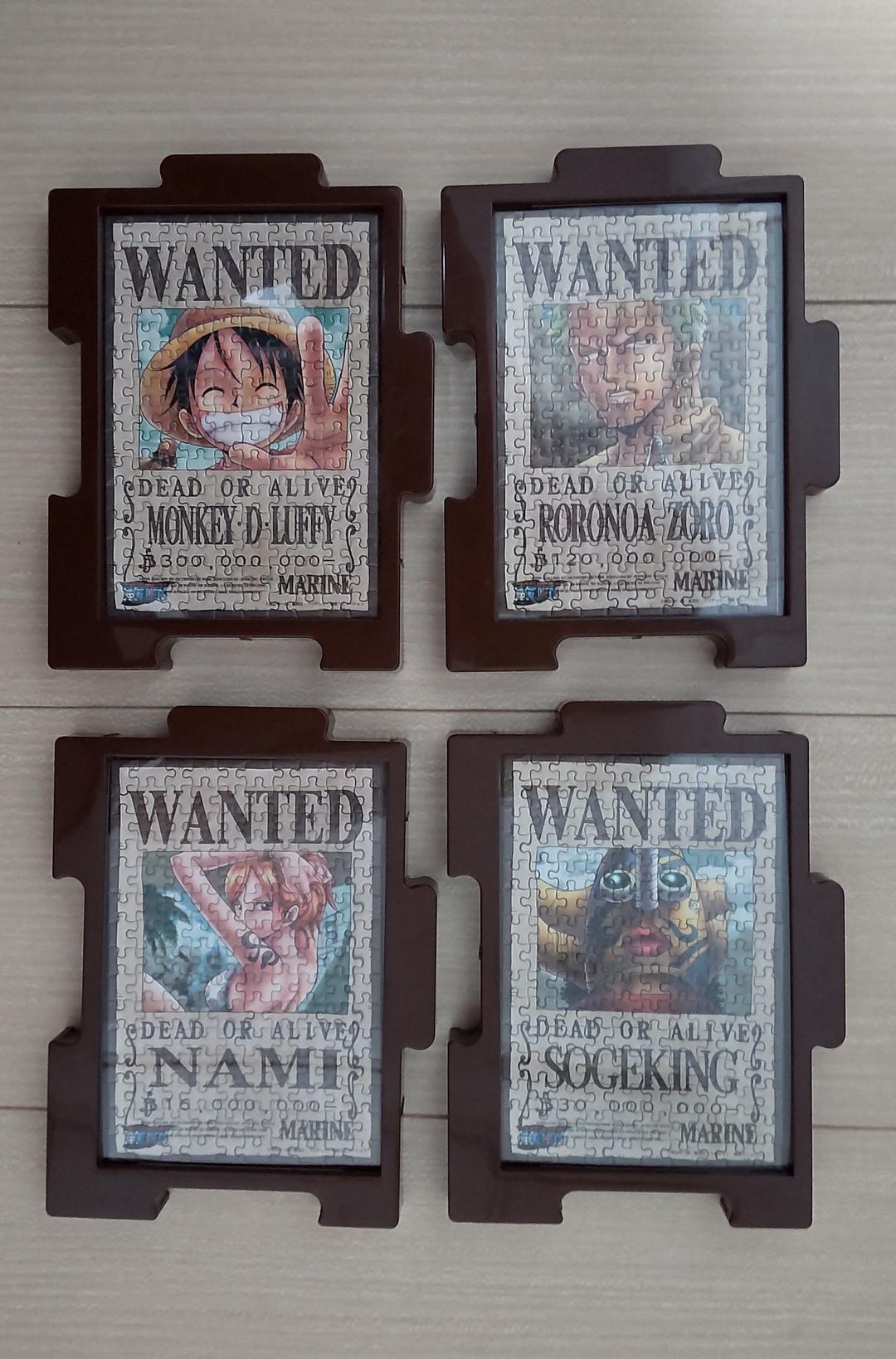 ワンピース 手配書 ジグソーパズル セット 150ピース 完成品 フレーム付