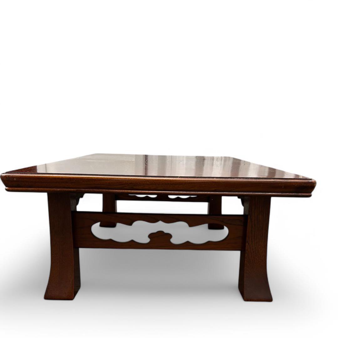 昭和レトロ センターテーブル 天然木 ちゃぶ台 座卓 ビンテージ ローテーブル