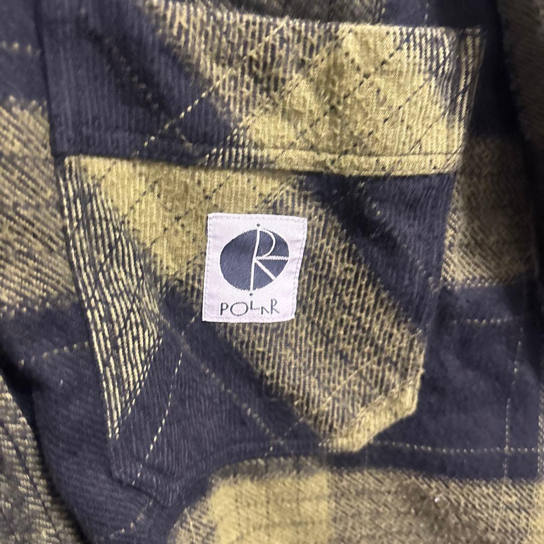 polar skate coジャケット 定価23210円 緑 チェックシャツ