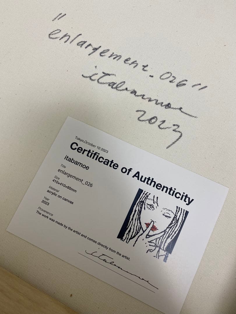 itabamoe 絵画　キャンバス　1点物